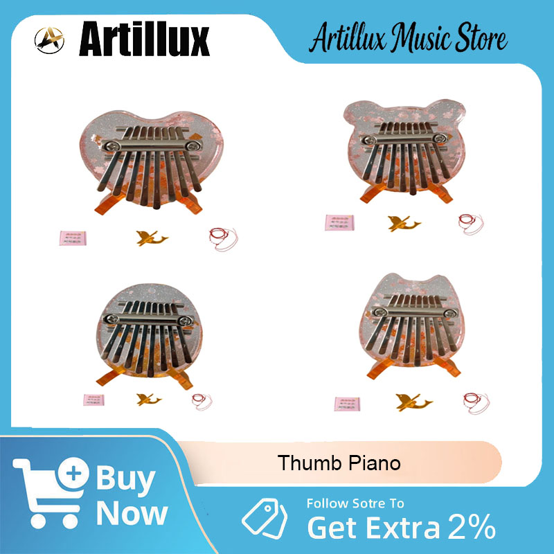 Musical Instrument Brands - Artillux Duimpiano Gloednieuw en van hoge
