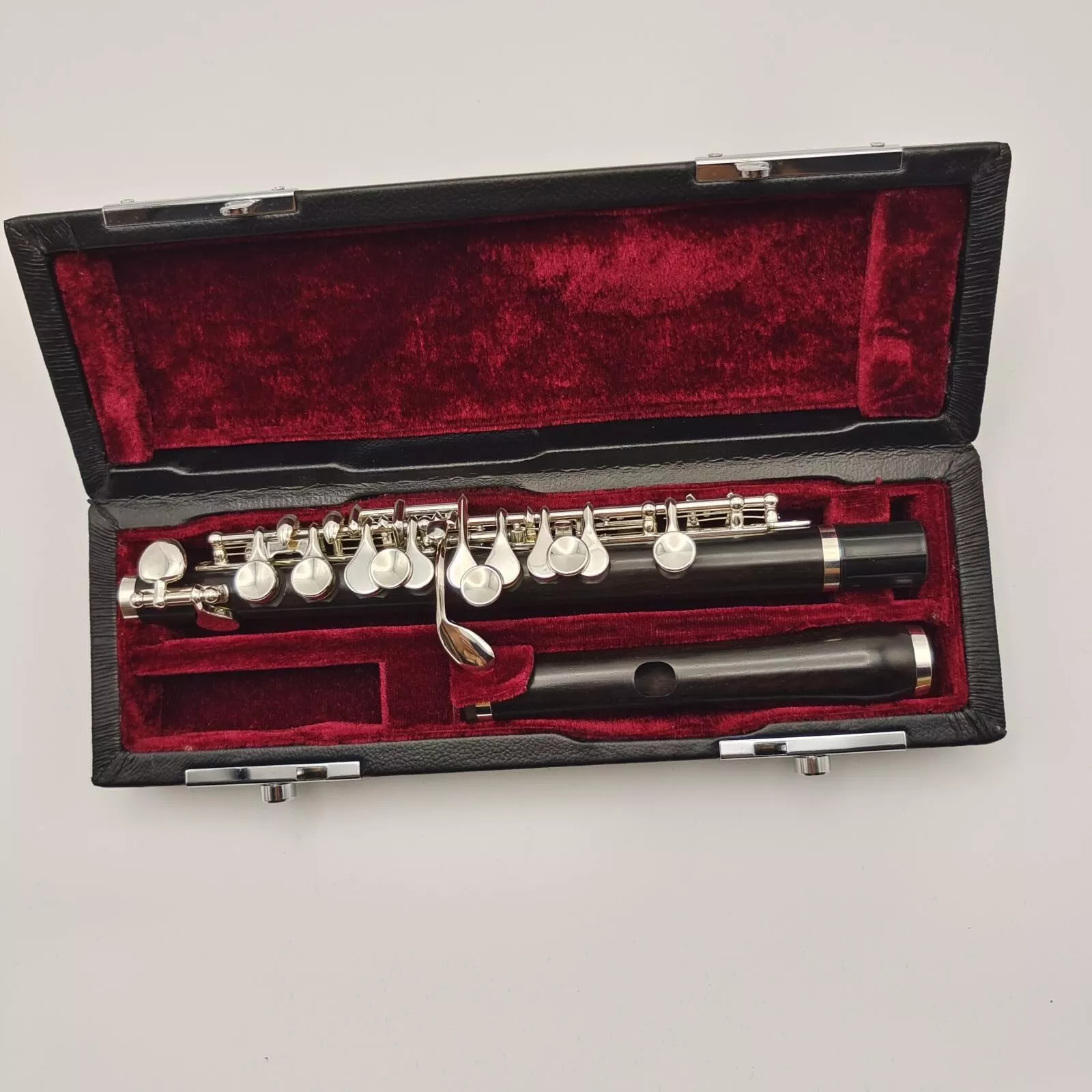 Musical Instrument Piccolo - Piccolo met koffer C-sleutel Ebbenhout verzilverd