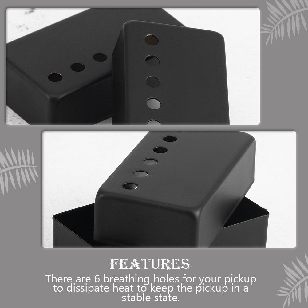 Musical Instrument Guitar - Humbucker Pickup Cover Koper 6 Luchtgaten
