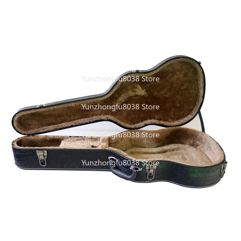 Musical Instrument Guitar - 34-inch houten gitaarkoffer convexe druk, schok-