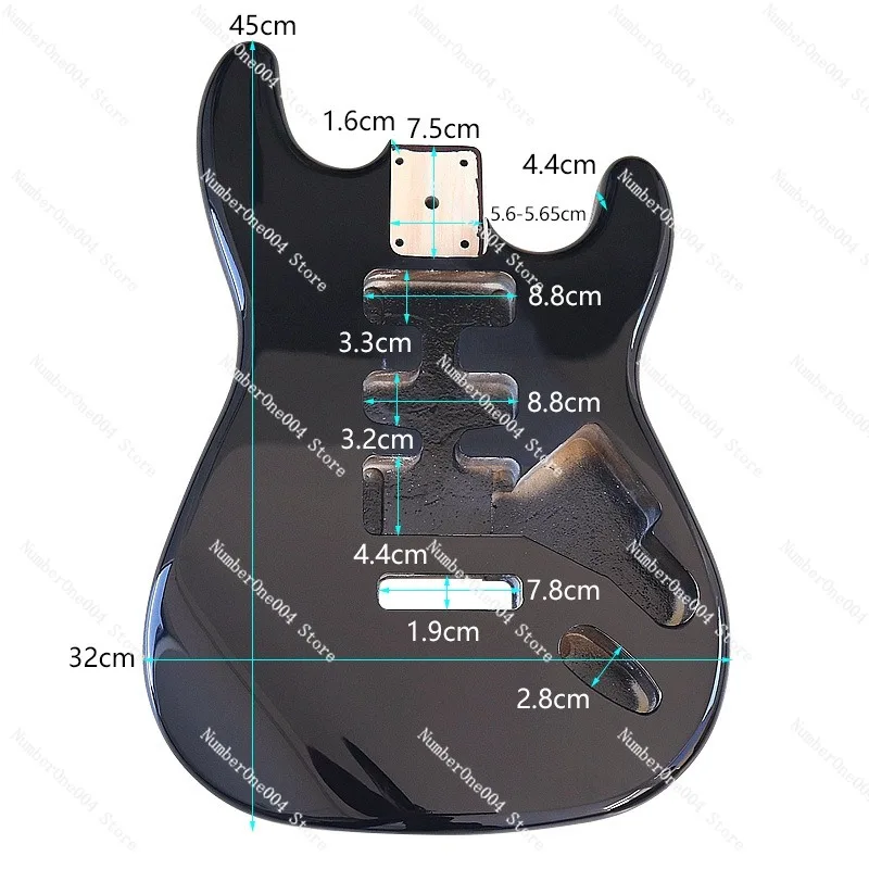 Musical Instrument Guitar - DIY-modificatieonderdelen Elektrische gitaren Muziekinstrumentonderdelen VOOR Gitaarbody