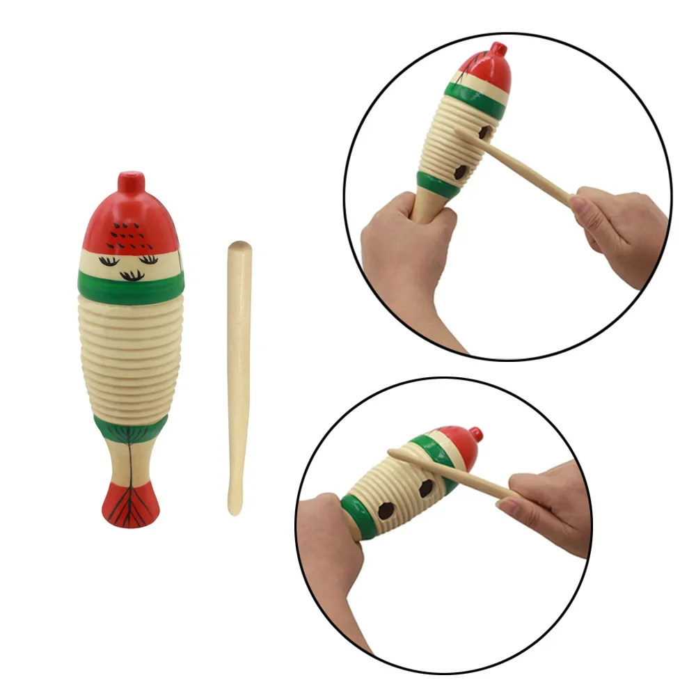 Musical Instruments Game - Houten vis Muzikaal Orff-percussie-instrument Educatief muziekspel