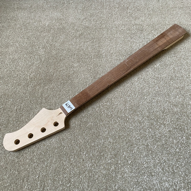 Bass Guitar Fretless - SN879 Onvoltooide basgitaarhals 4 snaren zonder