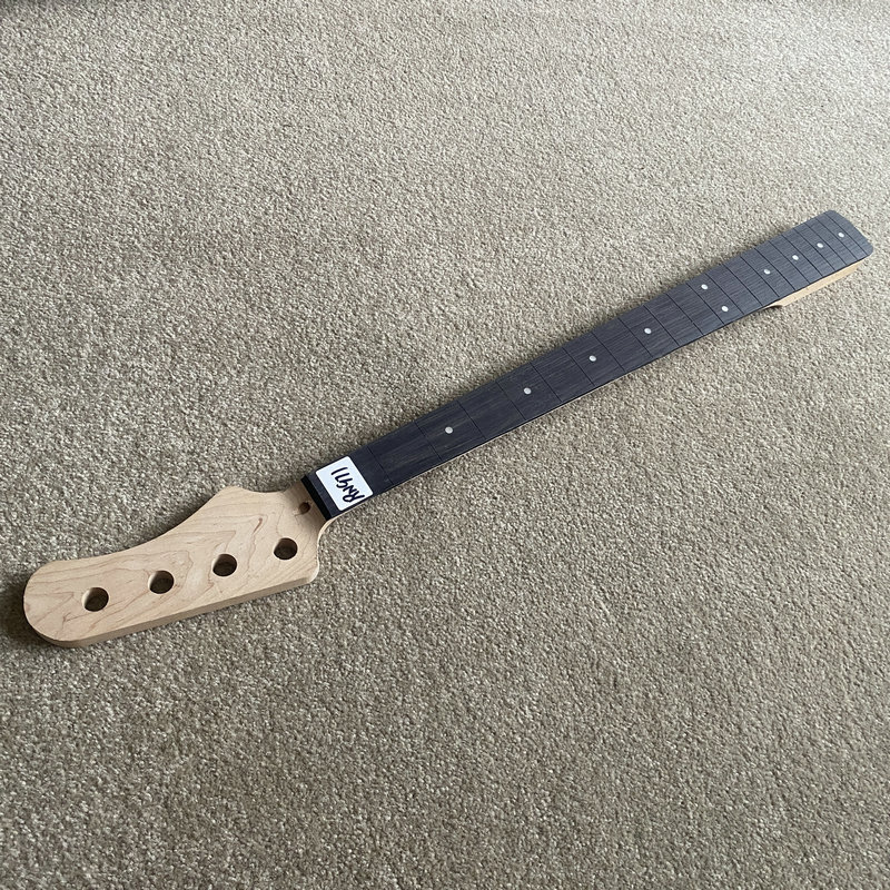 Bass Guitar Fretless - RN971 Aangepaste bestelling Onafgewerkte basgitaarhals 4