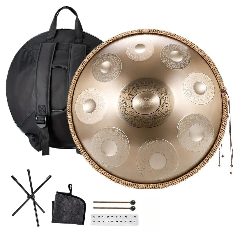 Musical Instrument Percussion - 18 inch roestvrijstalen handpan G-sleutel dansbegeleiding