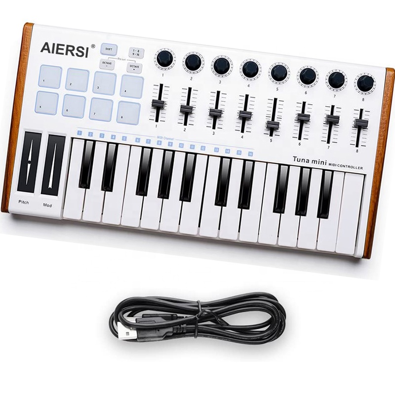 Musical Instrument Brands - Merk 8 Encoders Faders USB MIDI-toetsenbordcontroller