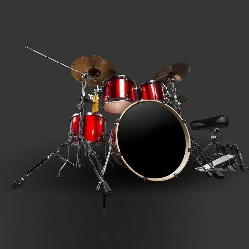 Musical Instrument Percussion - Aiersi merk volwassen maat 5-delige drumstel