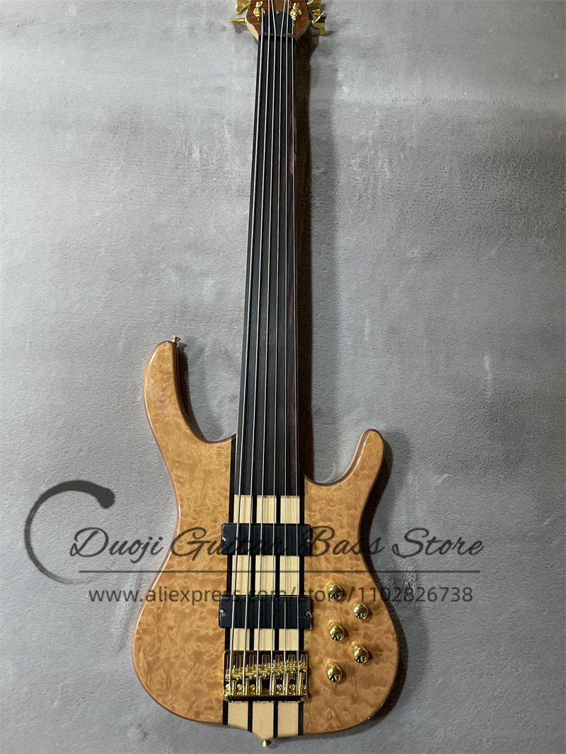 6-snarige basgitaar zonder fre - Bass Guitar Fretless recensie en prijs
