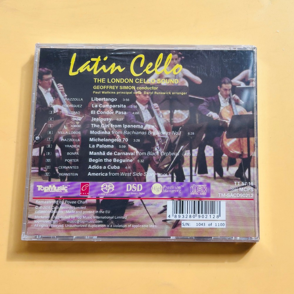 London Latin Cello CD Latin Ce - Musical Instrument Brands recensie en prijs