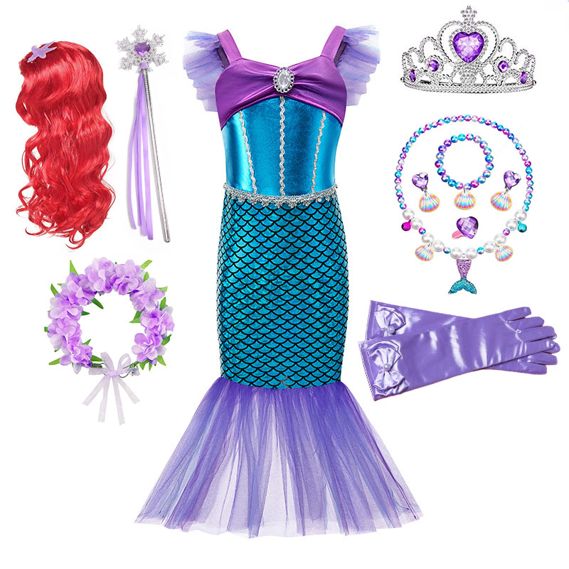 Meisjes Ariel Cosplay Sirene K - Musical Instrument Trombone recensie en prijs