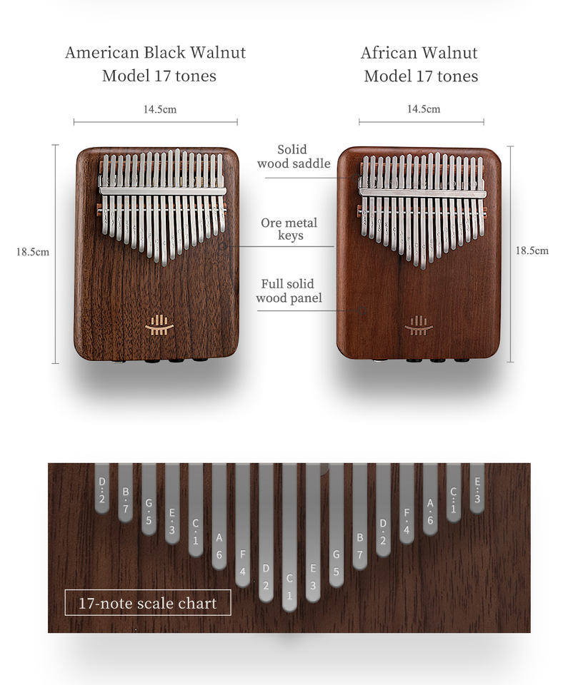 A-17 Amerikaanse zwarte walnoo - Musical Instrument Percussion recensie en prijs