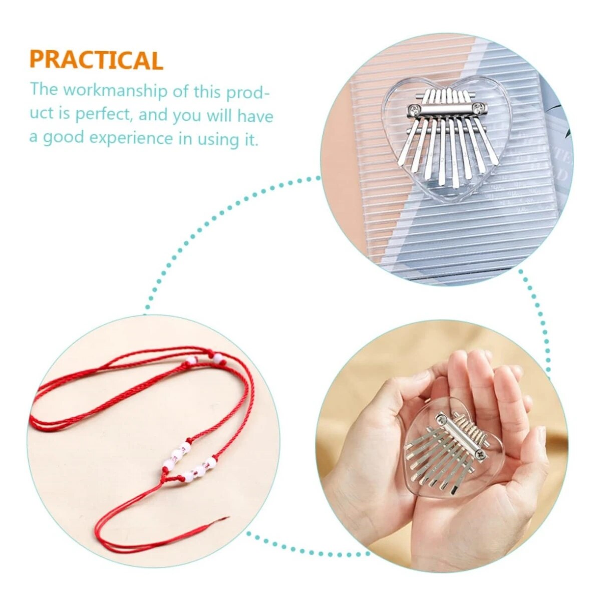 Miwayer 8 Toetsen Mini Kalimba - Musical Instrument Dulcimer recensie en prijs