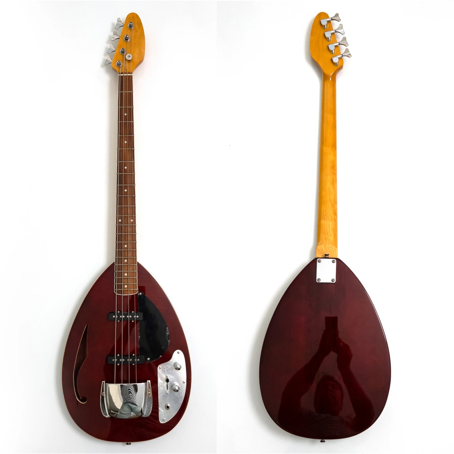 4-snarige semi-holle body elek - Bass Guitar Fretless recensie en prijs