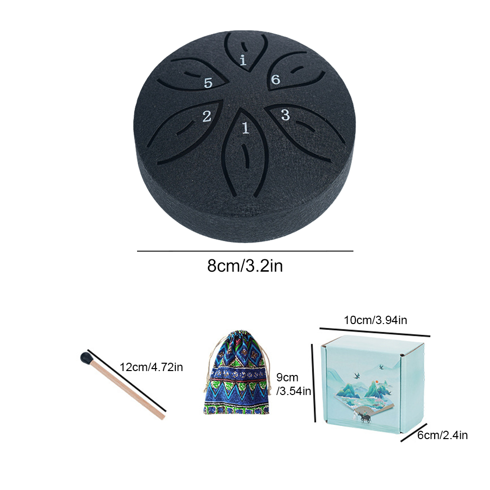 3 inch 6-noten regendrum voor  - Musical Instrument Percussion recensie en prijs