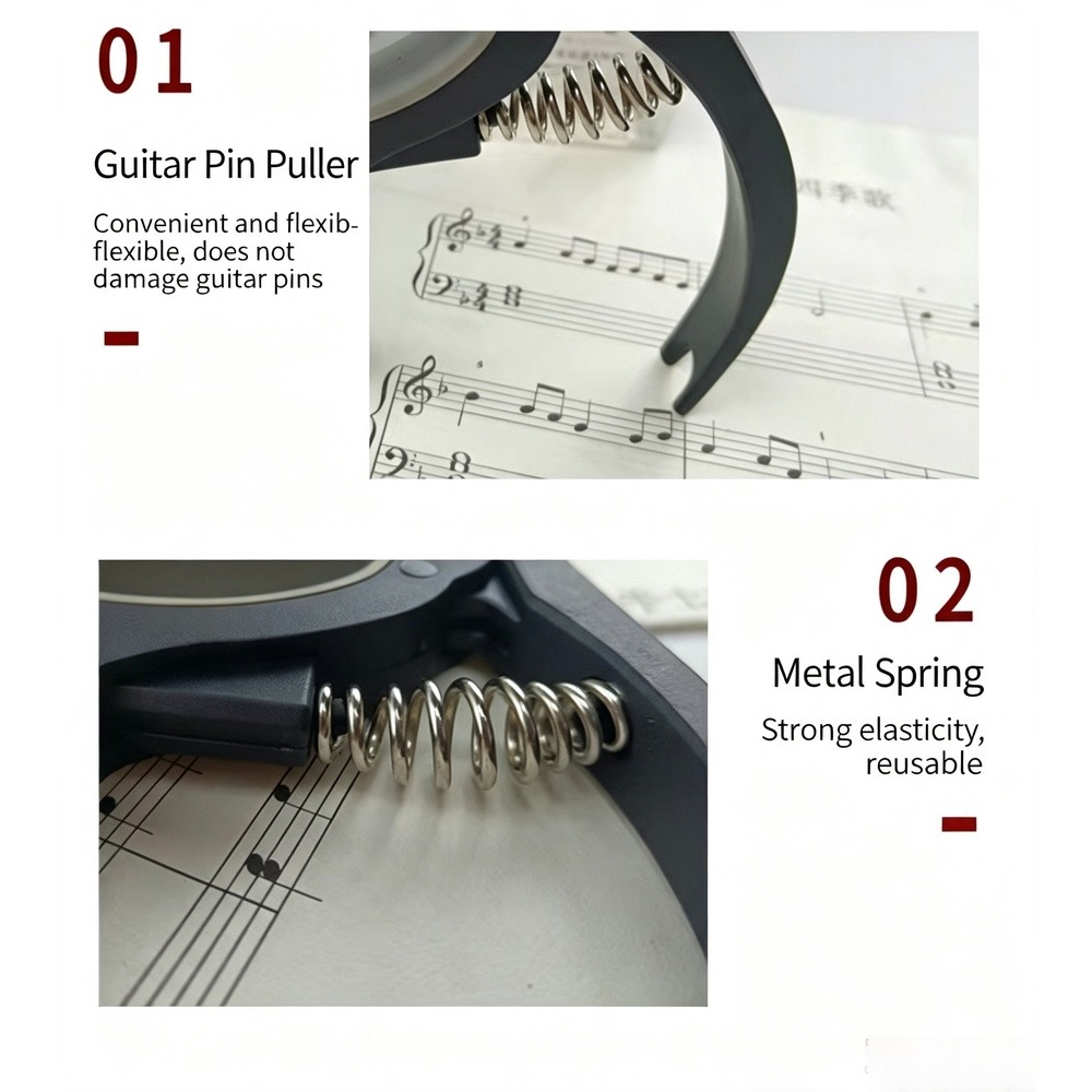 2-in-1 gitaarcapo met brugpinn - Musical Instrument Dulcimer recensie en prijs