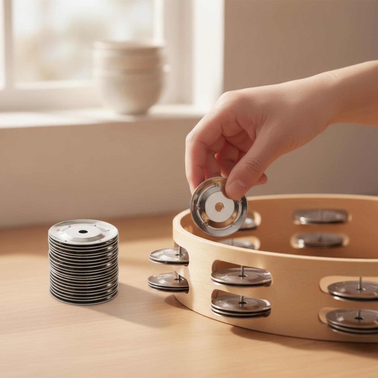 50 stuks stalen tambourijngelu - Musical Instrument Repairs recensie en prijs
