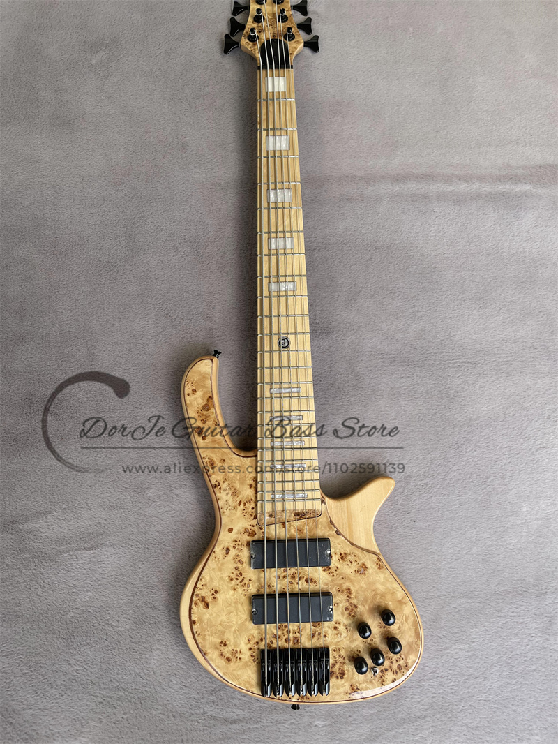 6-snarige basgitaar DeOl Bass  - Bass Guitar Fretless recensie en prijs