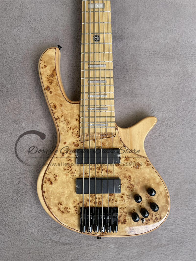 6-snarige basgitaar DeOl Bass  - Bass Guitar Fretless recensie en prijs
