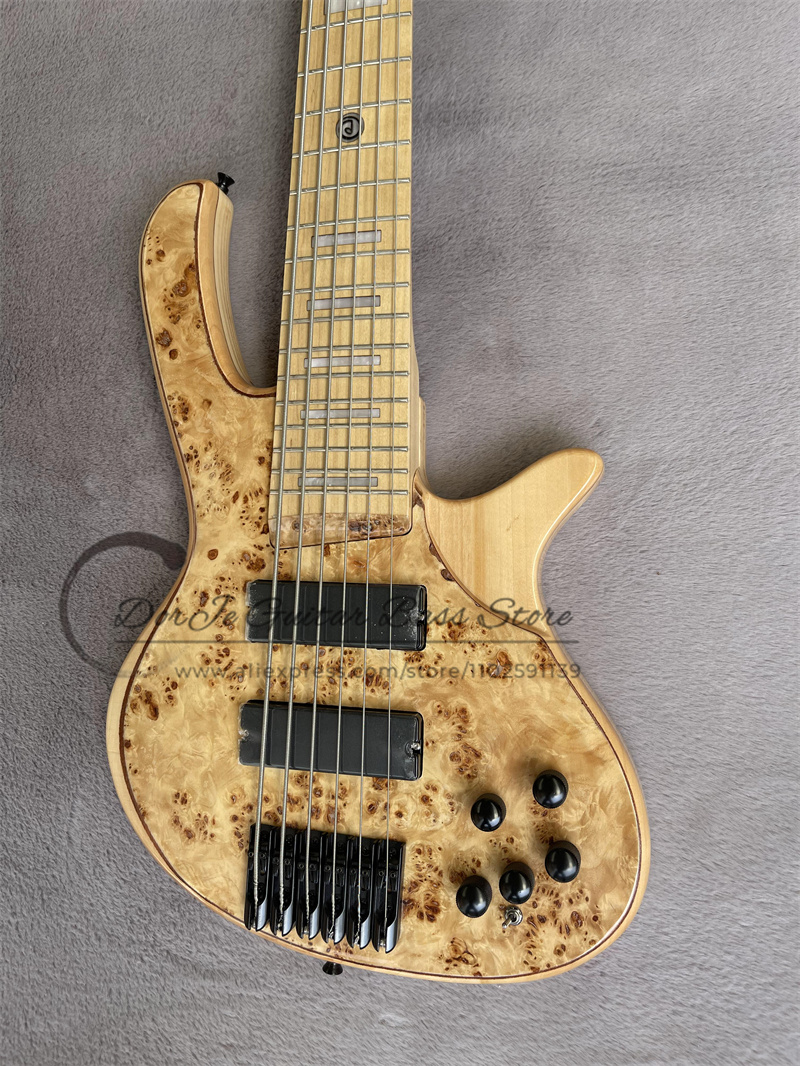 6-snarige basgitaar DeOl Bass  - Bass Guitar Fretless recensie en prijs