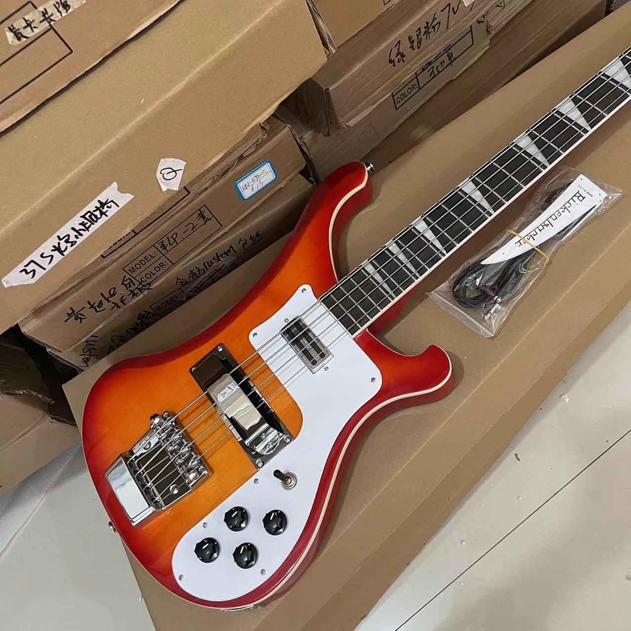 2026 nieuwe basgitaar, Cherry  - Bass Guitar Fretless recensie en prijs