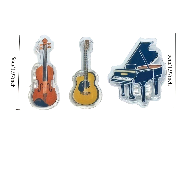 5 stuks mini-acryl muziekclip, - Musical Instrument Coloring Pages recensie en prijs