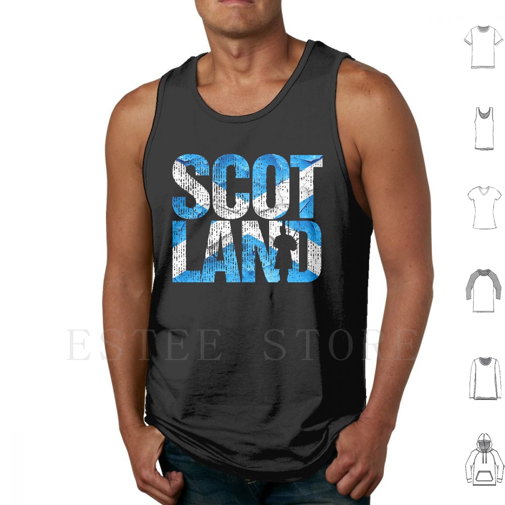 Schotland Pride Tank Tops Vest - Musical Instrument In Scotland recensie en prijs